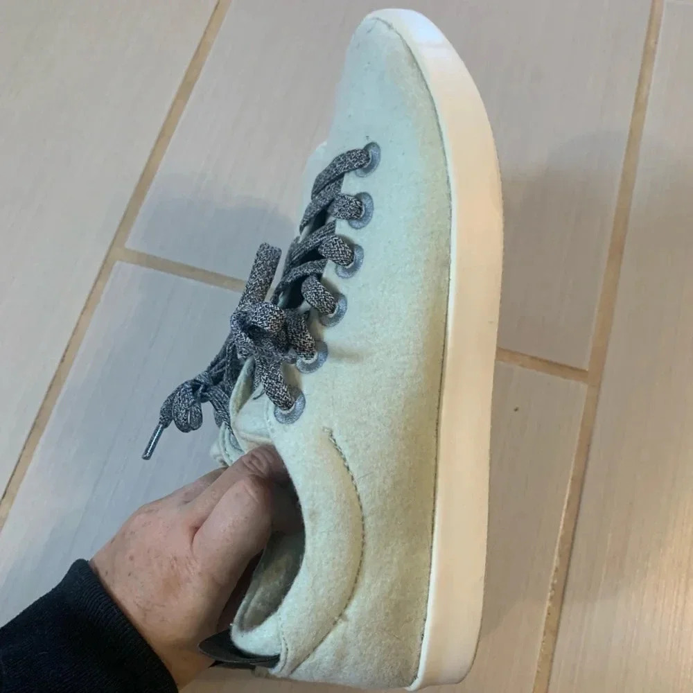Allbirds Wool Piper Lichen Running Shoes Light Green Training Sneakers 9 - Picture 4 of 13